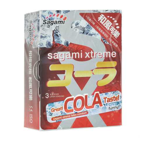 Презервативы Sagami Xtreme Cola ароматизированные 3 шт. в Фаберлик