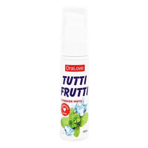 Съедобная гель-смазка TUTTI-FRUTTI для орального секса со вкусом сладкой мяты 30г в Фаберлик