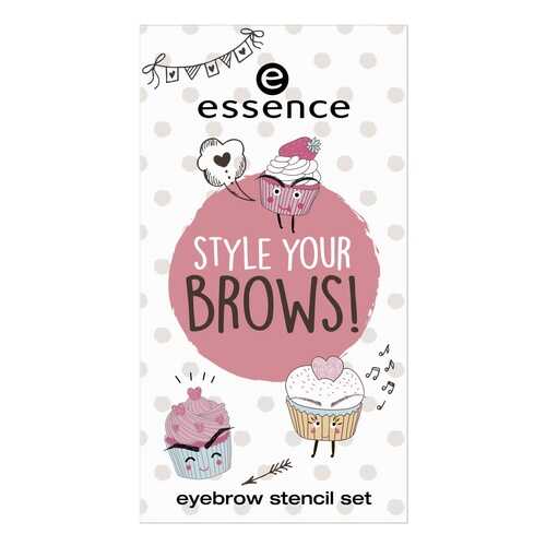 Набор трафаретов для бровей essence style your brows! eyebrow stencil set т.01 в Фаберлик