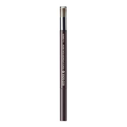 Карандаш для бровей The SAEM Eco Soul Pencil & Powder Dual Brow 02 Deep Brown 0,8 г в Фаберлик