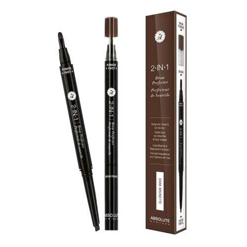 Карандаш-помадка для бровей Absolute New York 2 in 1 Brow Perfecter Dark Brunette в Фаберлик