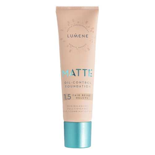 Тональный крем Lumene Matte Oil-control Foundation 1.5 Fair Beige 30 мл в Фаберлик