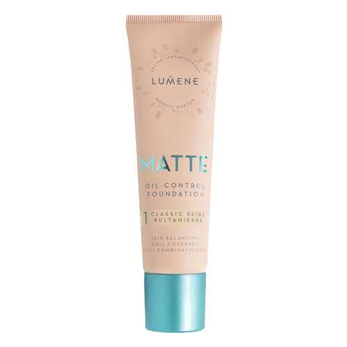 Тональный крем Lumene Matte Oil-control Foundation 1 Classic Beige 30 мл в Фаберлик