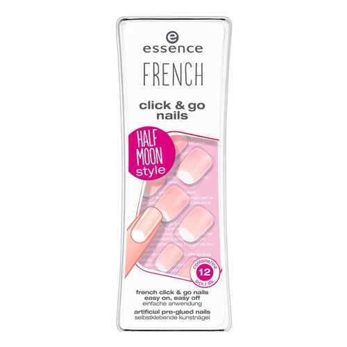 Накладные ногти essence French Click & Go Nails 04 I'm A Fashion Girl 12 шт в Фаберлик