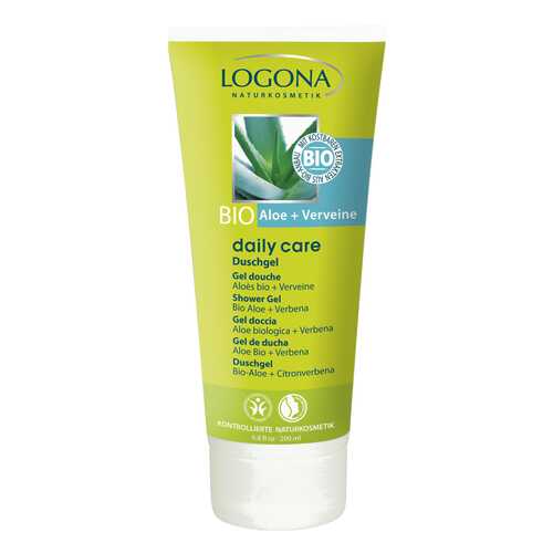 Гель для душа Logona Daily Care Shower Gel Organic Aloe + Verbena 200 мл в Фаберлик