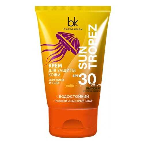 Крем для защиты кожи лица и тела SPF30 BelKosmex Sun Tropez 120 г в Фаберлик