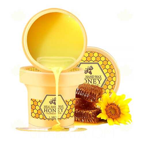 Парафиновая маска для рук c молоком и медом Milk Hand Wax Honey Laikou 120 гр. в Фаберлик