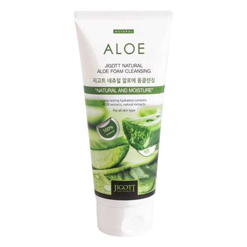 Пенка для умывания Jigott Natural Aloe Foam Cleansing 180 мл в Фаберлик