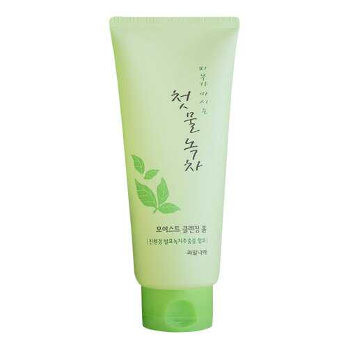 Пенка для умывания Welcos Green Tea Moist Cleansing 180 г в Фаберлик