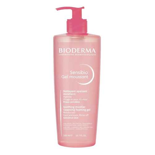 Средство для очищения Bioderma Sensibio Cleansing Gel 500 мл в Фаберлик