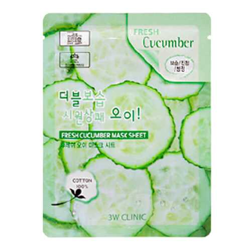 Маска для лица 3W Clinic Fresh Cucumber Mask Sheet 23 мл в Фаберлик