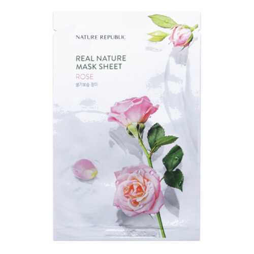 Маска для лица Nature Republic Real Nature Rose Mask Sheet 22 г в Фаберлик